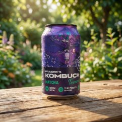 iPrager’s Kombucha Matcha 330 ml | Prémiová energie - zahradachuti.com