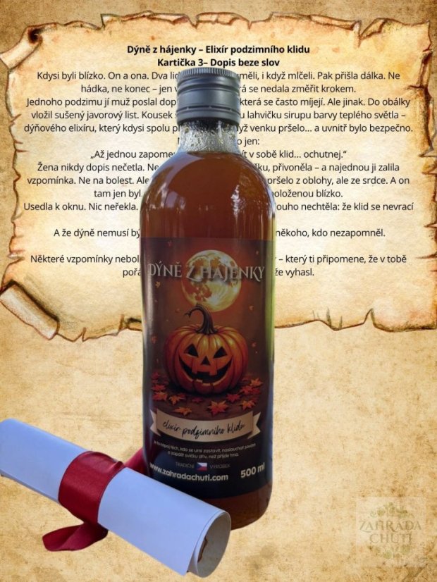 Dýně z hájenky – Elixír podzimního klidu