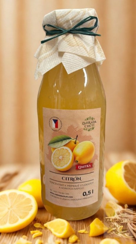 citronový sirup - zahradachuti.com