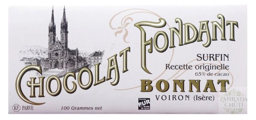 Čokoláda Bonnat 65%  z roku 1884 - zahradachuti.com