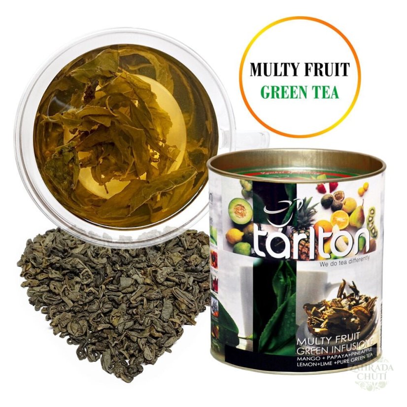 TARLTON Green Multifruit Grüntee in der Dose, 100 g