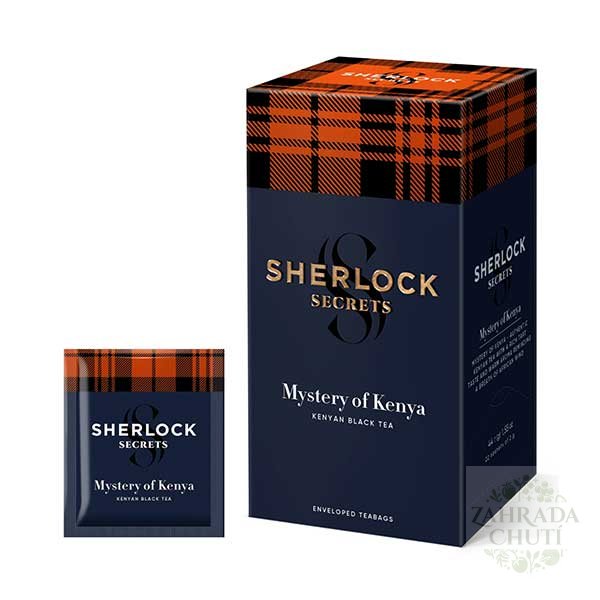 SHERLOCK SECRETS Mystery of Kenya (22 sáčků, zelený čaj)
