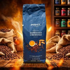 Peppo's Espresso Cremoso - Zrnková káva - zahradachuti.com Peppo's Espresso Cremoso - Zrnková káva - zahradachuti.com