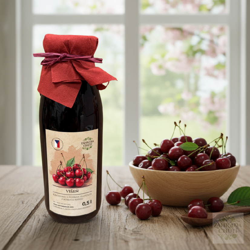 višnový sirup - zahradachuti.com
