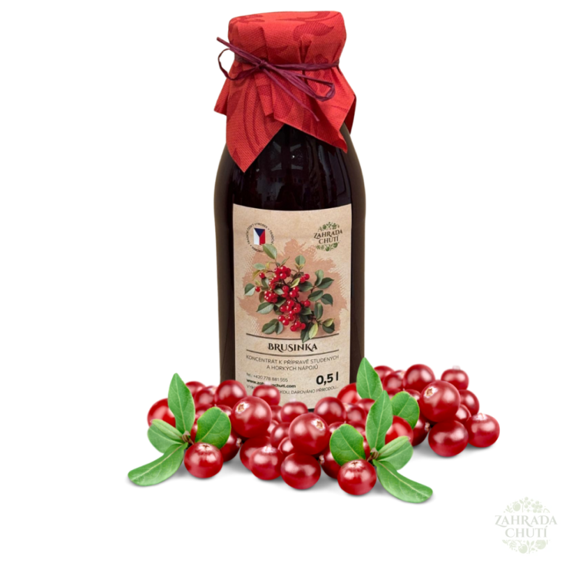 Brusinkový sirup - zahradachuti.com