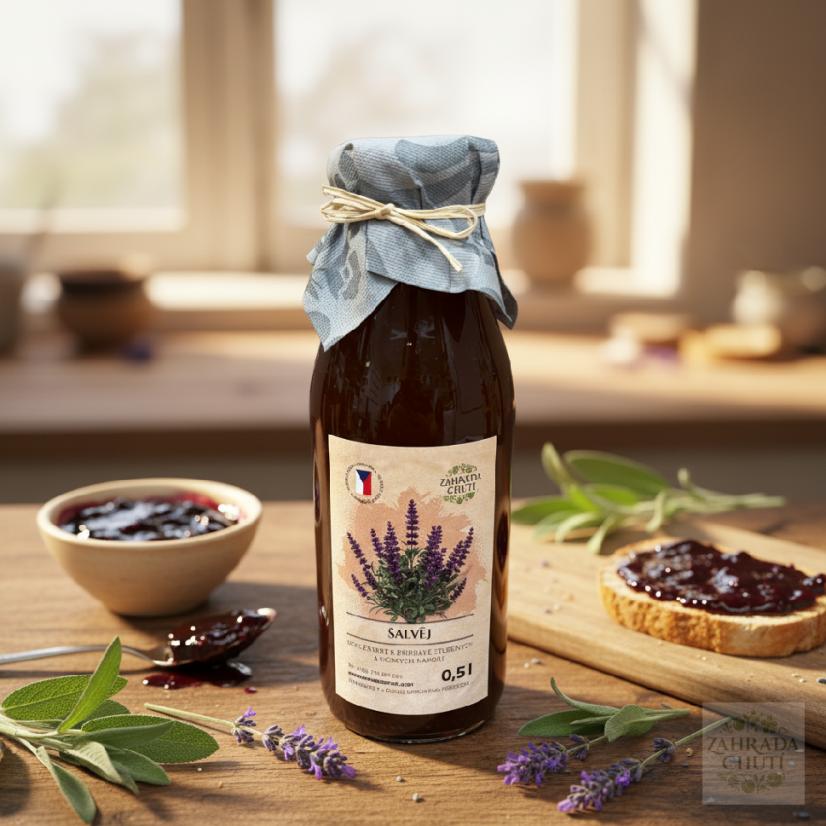 šalvěj sirup - zahradachuti.com