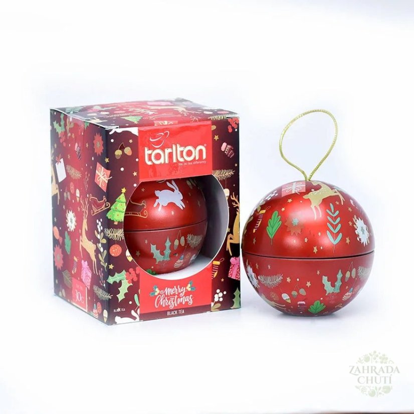 TARLTON Christmas Bauble Vanilla – vanilkový čaj ve vánoční ozdobě 30 g