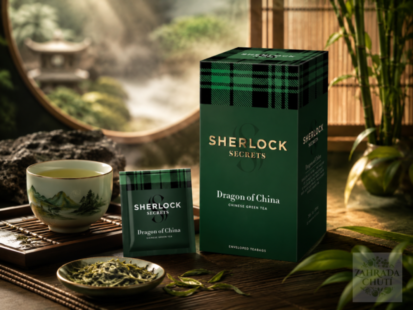 SHERLOCK SECRETS Dragon of China (22 sáčků, zelený čaj)
