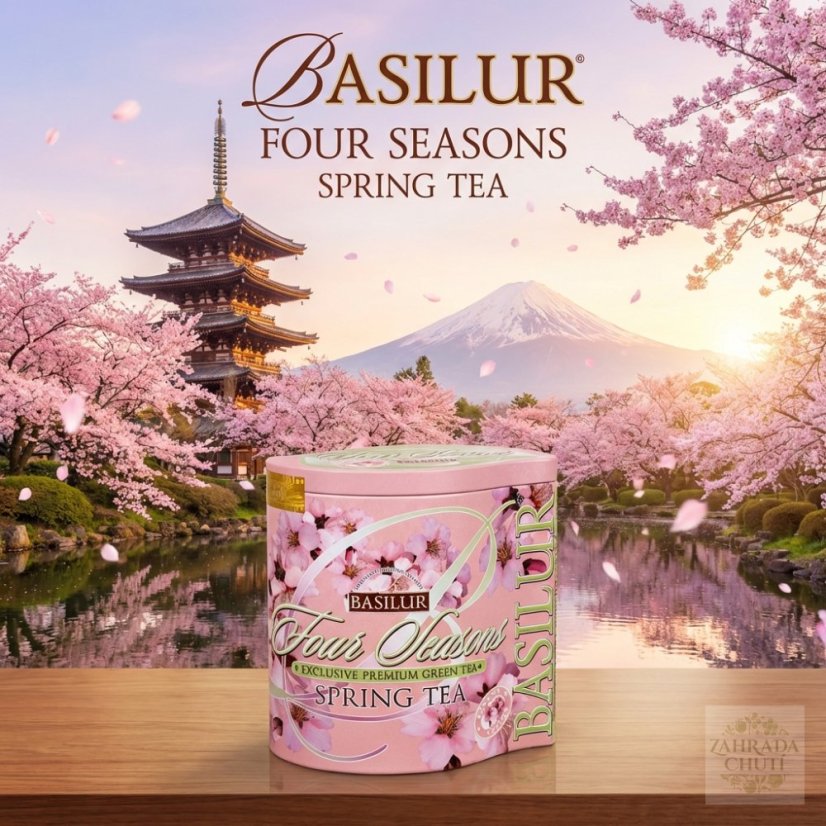 BASILUR Four Seasons Spring Tea plech 100g - zahradachuti.com