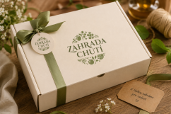 Geschenkverpackung für ein Geschenk