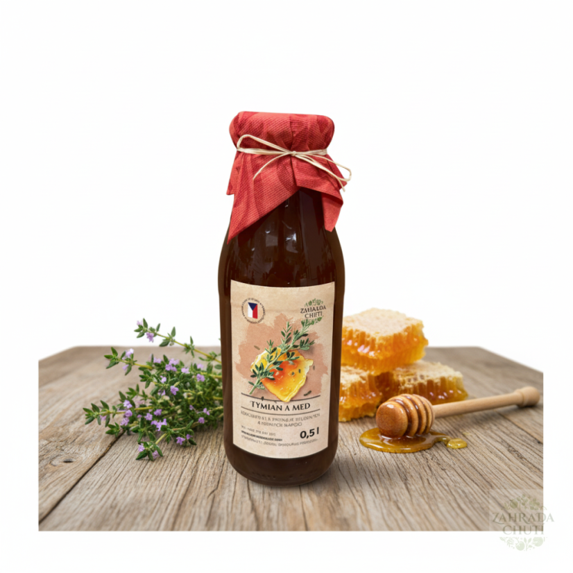 **Thymiansirup mit Honig**