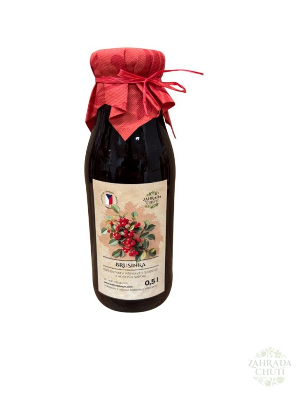 Brusinkový sirup - zahradachuti.com