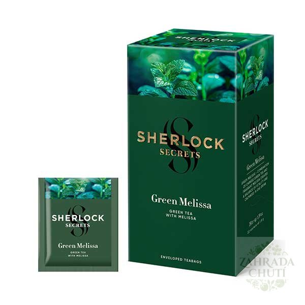 SHERLOCK SECRETS Green Melissa (22 sáčků, zelený čaj)