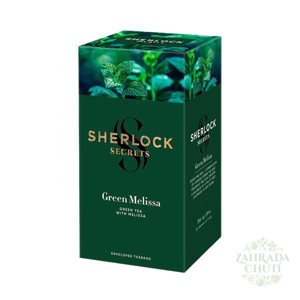 SHERLOCK SECRETS Green Melissa (22 sáčků, zelený čaj)
