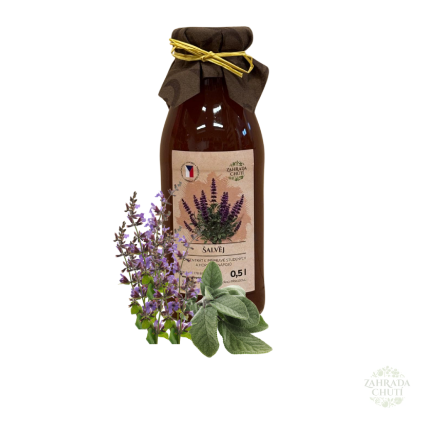 šalvěj sirup - zahradachuti.com
