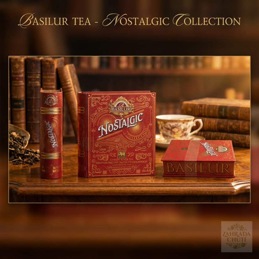 BASILUR Nostalgic Book Assorted plech - zahradachuti.com