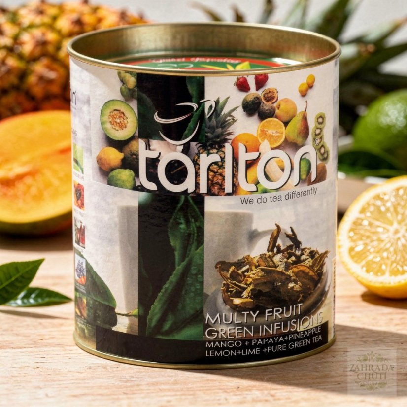 TARLTON Green Multifruit Grüntee in der Dose, 100 g