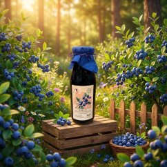 Přírodní borůvkový sirup – Zahrada chutí