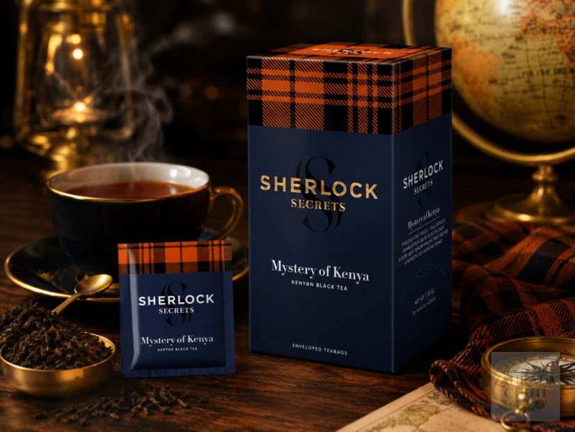 SHERLOCK SECRETS Mystery of Kenya (22 sáčků, zelený čaj)