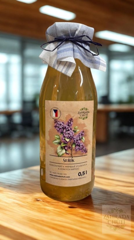 šeřík sirup - zahradachuti.com