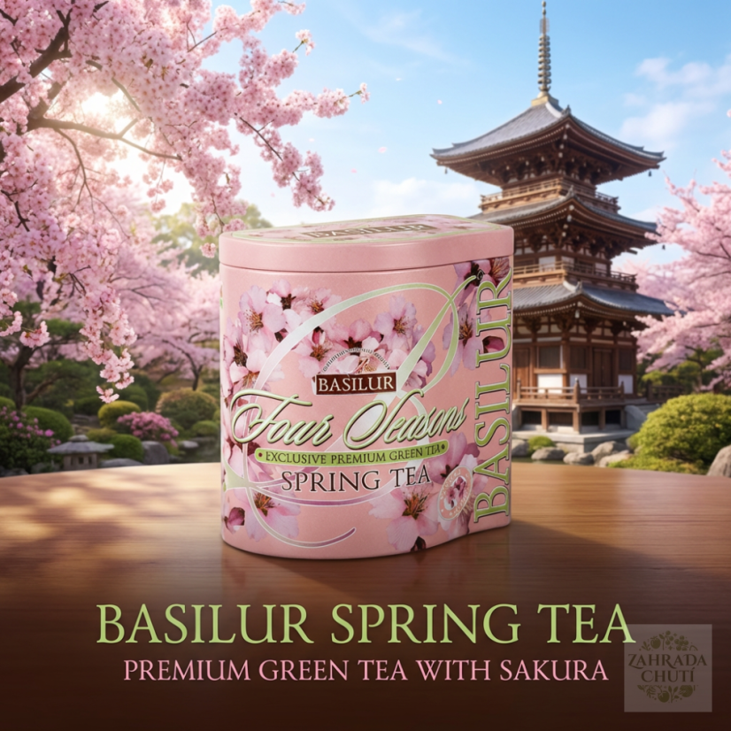 BASILUR Four Seasons Spring Tea plech 100g - zahradachuti.com