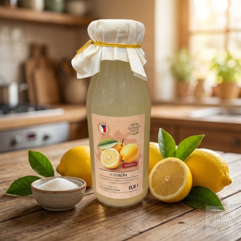 citronový sirup - zahradachuti.com