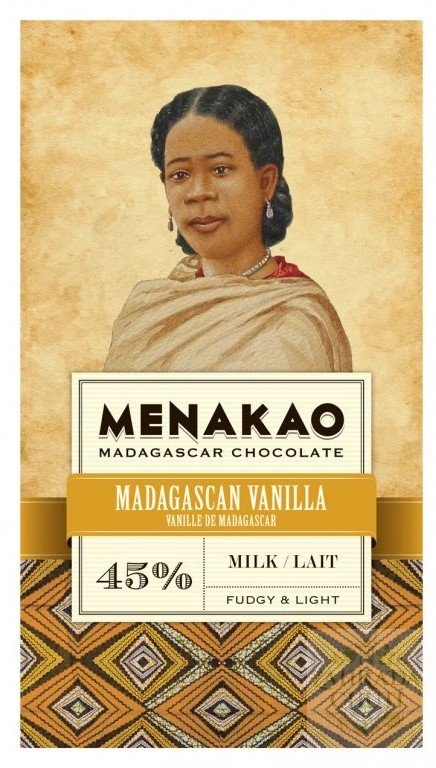 Mléčná čokoláda Menakao Madagaskar 45% - zahradachuti.com