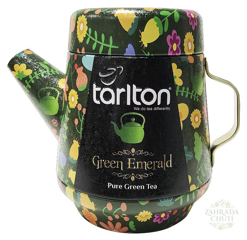 TARLTON Tea Pot Green Emerald Grüntee in einer Teekannen-Dose, 100 g