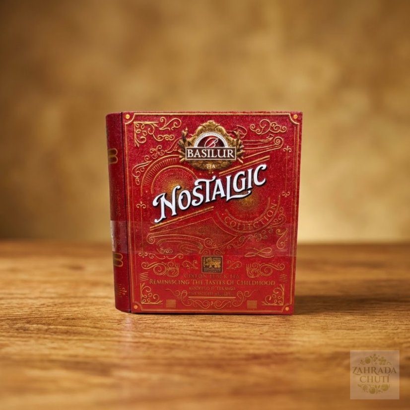 BASILUR Nostalgic Book Assorted plech - zahradachuti.com
