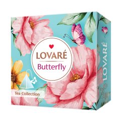 **LOVARÉ Butterfly Tea Collection 90 g (45 Pyramidenbeutel, Teekollektion)**