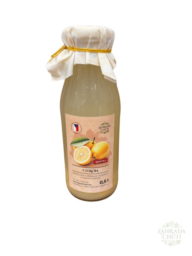 citronový sirup - zahradachuti.com