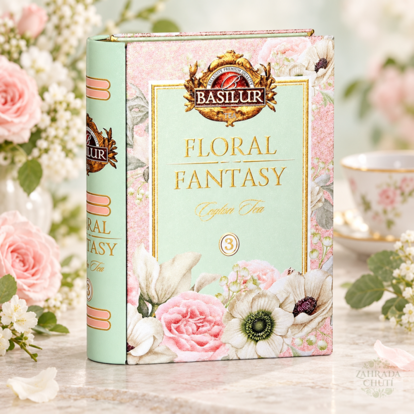Basilur Floral Fantasy Vol. III – zelený čaj s růží a třešní 100 g Basilur Floral Fantasy Vol. III – zelený čaj s růží a třešní 100 g