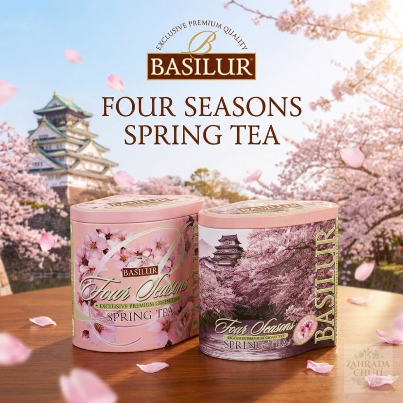 BASILUR Four Seasons Spring Tea plech 100g - zahradachuti.com