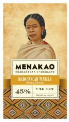 Mléčná čokoláda Menakao Madagaskar 45% - zahradachuti.com