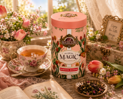 **BASILUR Floral Magic Morning Blooms – Teedose, 75 g**