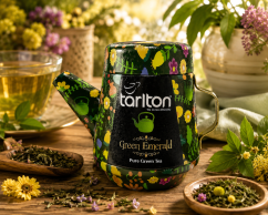 TARLTON Tea Pot Green Emerald Green Tea plech 100g