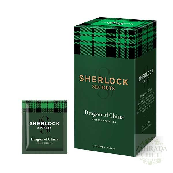 SHERLOCK SECRETS Dragon of China (22 sáčků, zelený čaj)