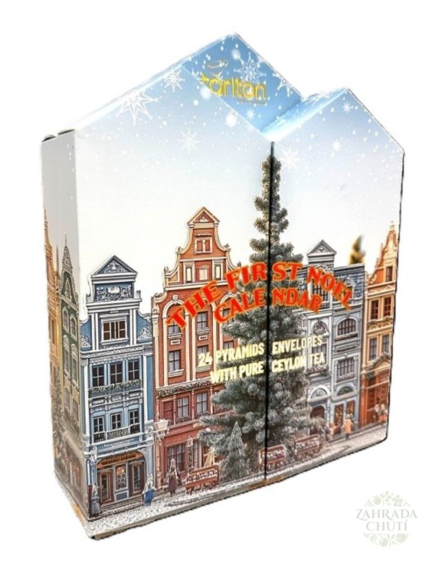 TARLTON Vánoční adventní kalendář The First Noel papír 24x2g