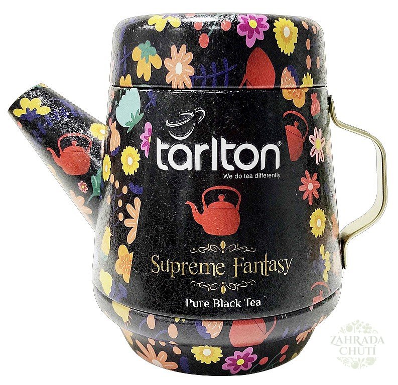 **TARLTON Tea Pot Supreme Fantasy Black Tea – Teedose, 100 g**