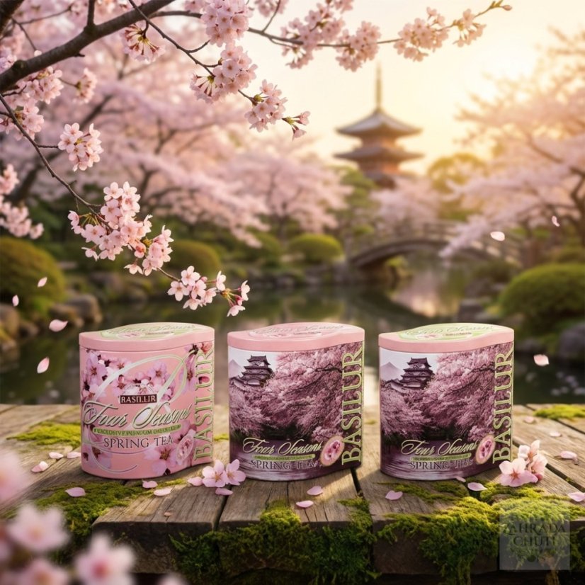 BASILUR Four Seasons Spring Tea plech 100g - zahradachuti.com