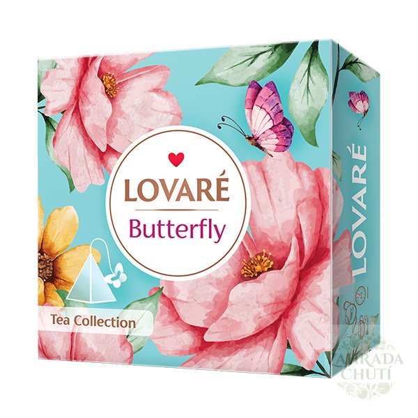 **LOVARÉ Butterfly Tea Collection 90 g (45 Pyramidenbeutel, Teekollektion)**