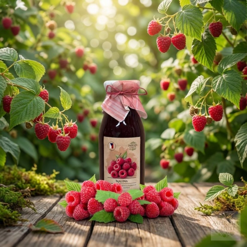 Malinový sirup - zahradachuti.com