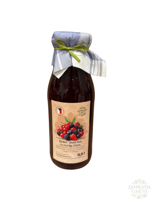 Sirup rybíz,jahoda,ostružina - zahradachuti.com