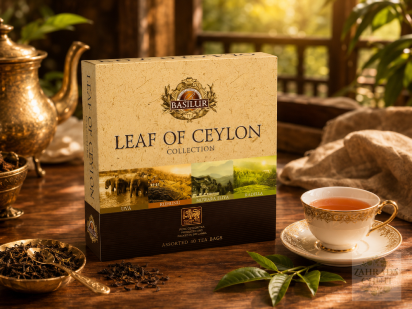 BASILUR Leaf of Ceylon Assorted  40 gastro sáčků