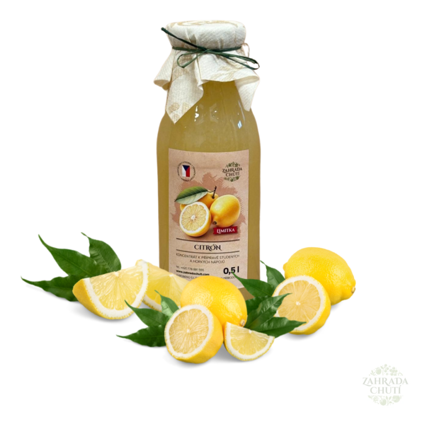 citronový sirup - zahradachuti.com