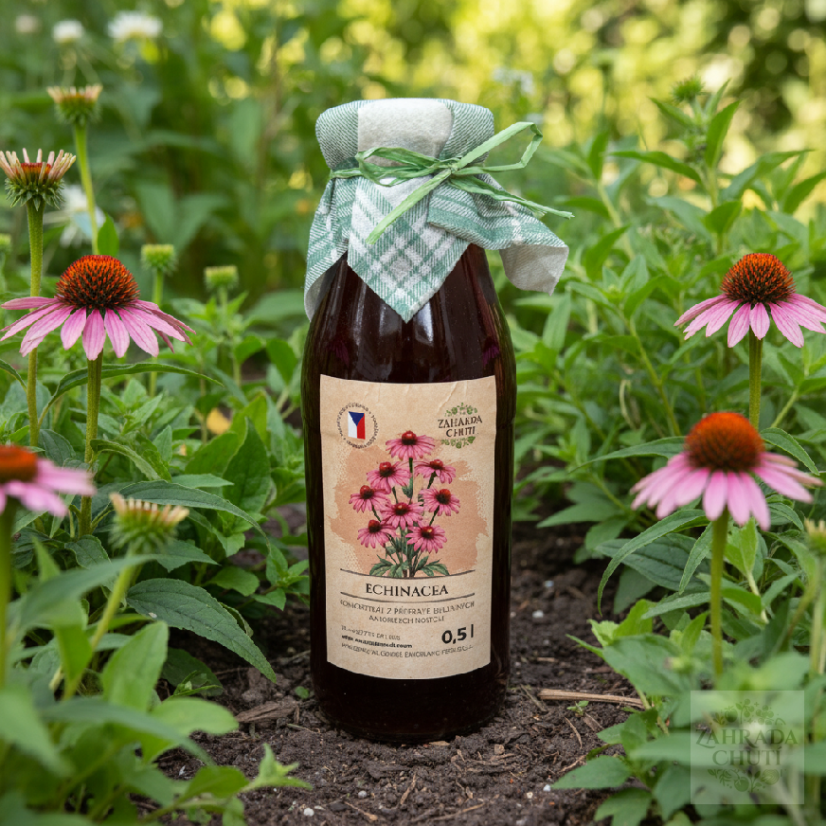 Sirup echinacea - zahradachuti.com