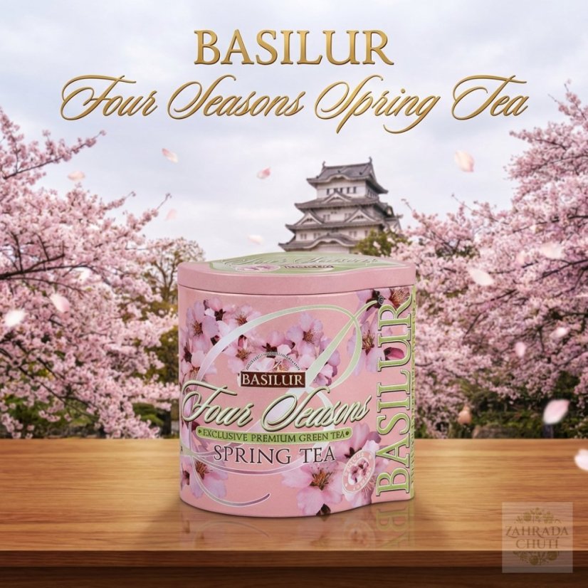 BASILUR Four Seasons Spring Tea plech 100g - zahradachuti.com