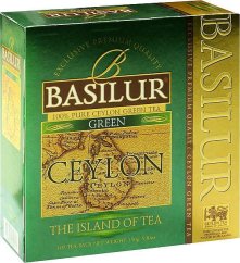 BASILUR Island Ceylon Green nepřebal 100x1,5g