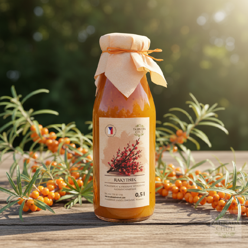 Rakytníkový sirup - zahradachuti.com