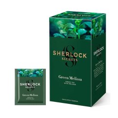 SHERLOCK SECRETS Green Melissa (22 sáčků, zelený čaj)